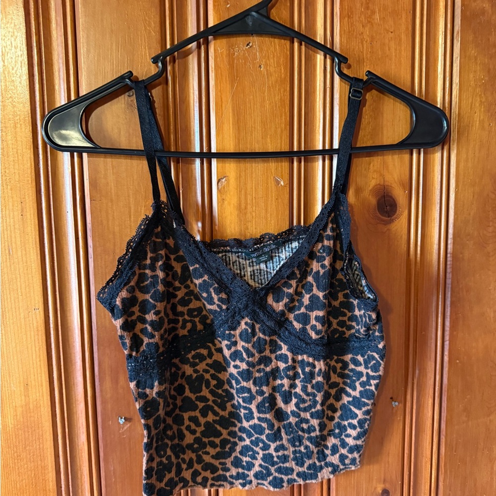Wild Fable Animal Print Lace Cami
